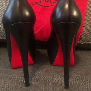 Authentic Christian Louboutin Fetish Peep Toe Pump